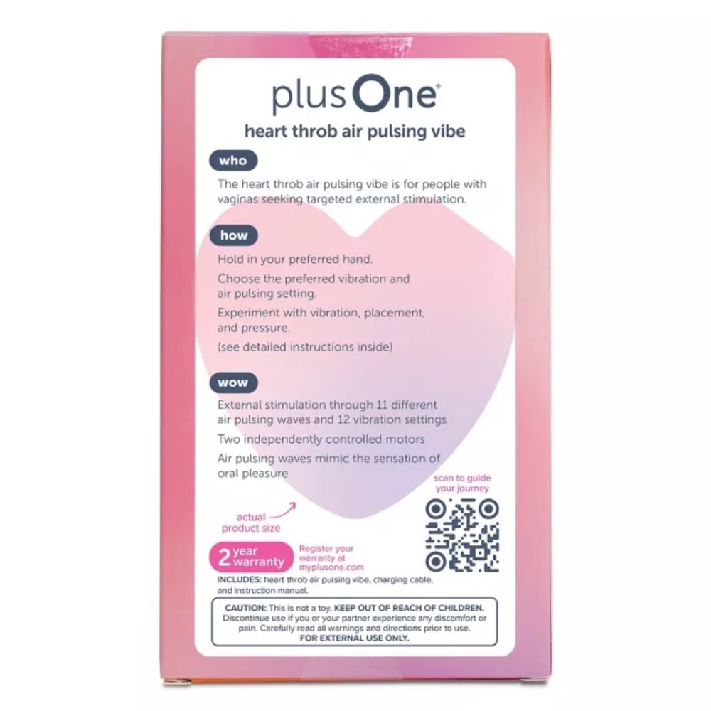 🔥FINAL🔥Plus One Heart Throb Air Pulsing Vibe - Picture 4 of 7